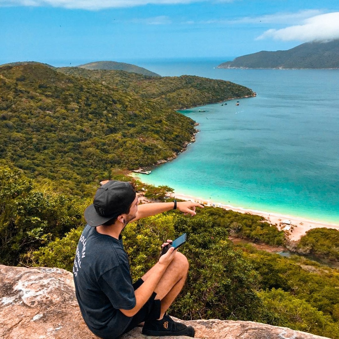 Mirante da Praia do Forno em Búzios com vista panorâmica