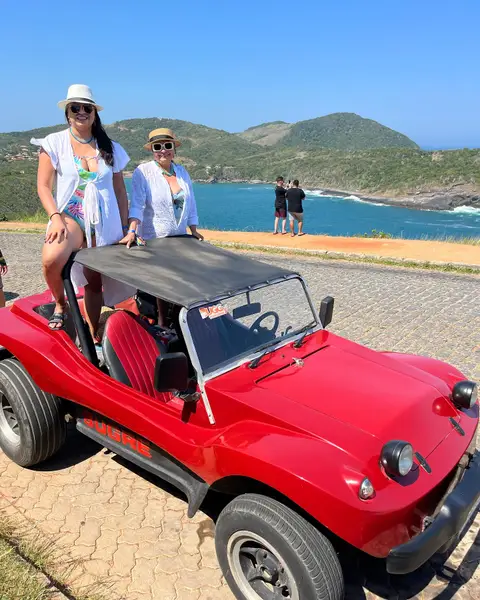 Cuánto sale arrendar un buggy en Búzios — precio en reales y pesos chilenos para viajeros de Chile sin tarjeta física sin anticipo